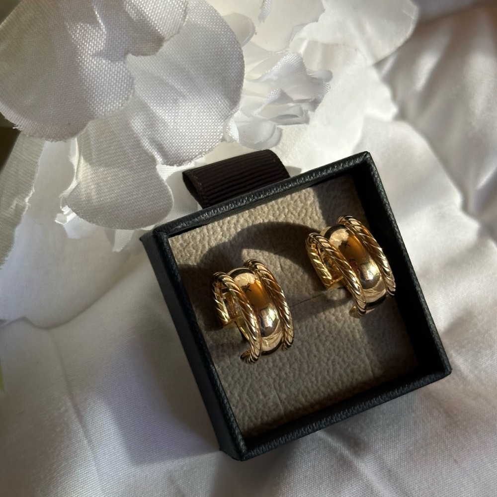 14k gold hoops
